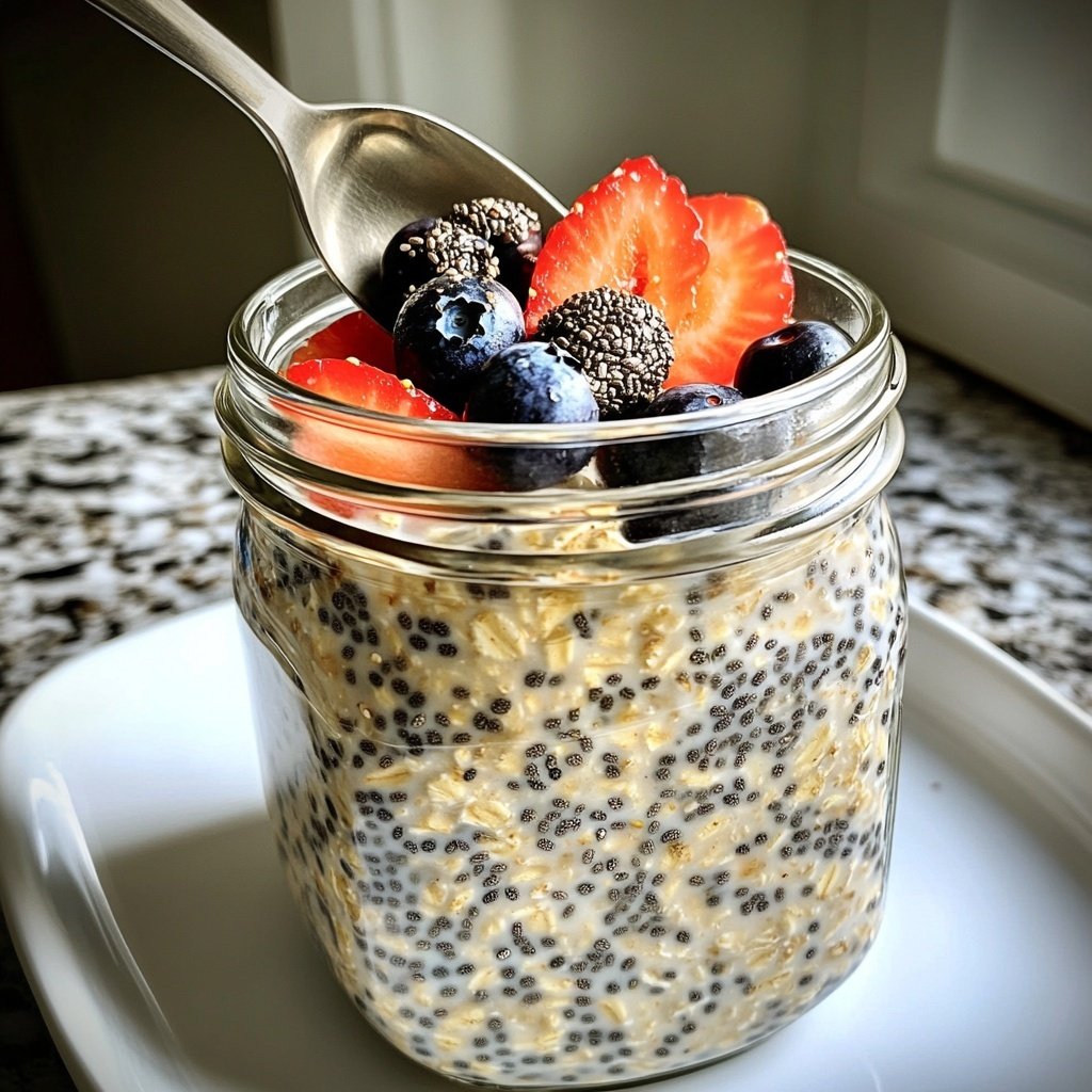 Overnight Oats with Simple Ingredients