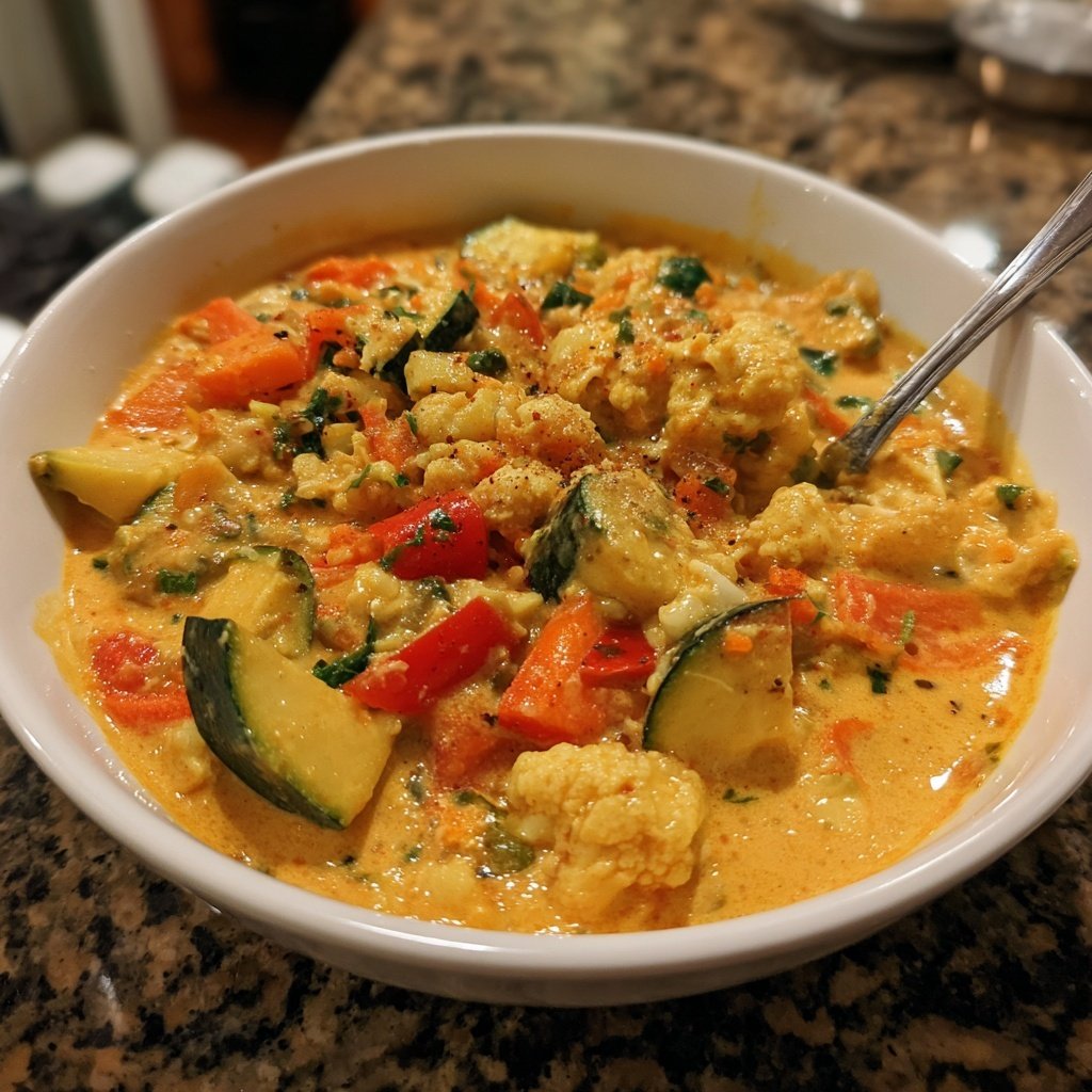 Healthy Dinner Vegetable Coconut Curry
