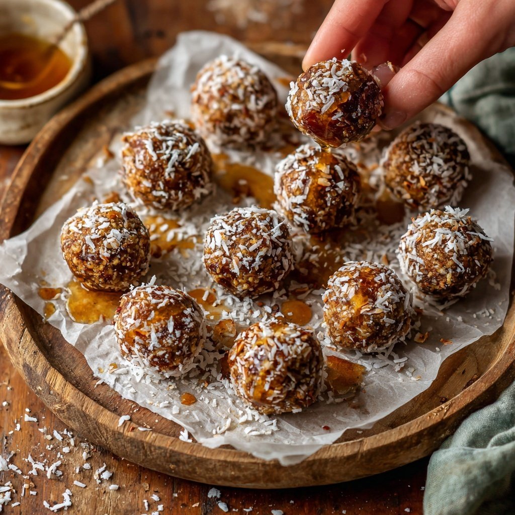 Healthy Almond Date Snack Bites