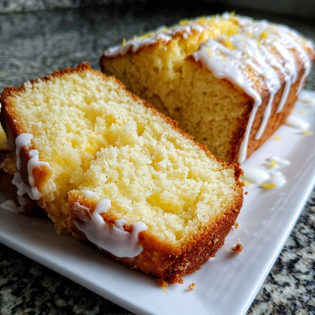 Cottage Cheese Lemon Loaf