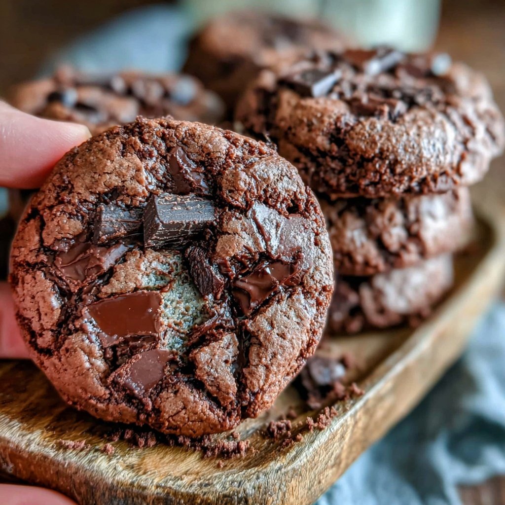 Brownie Mix Espresso Chocolate Cookies