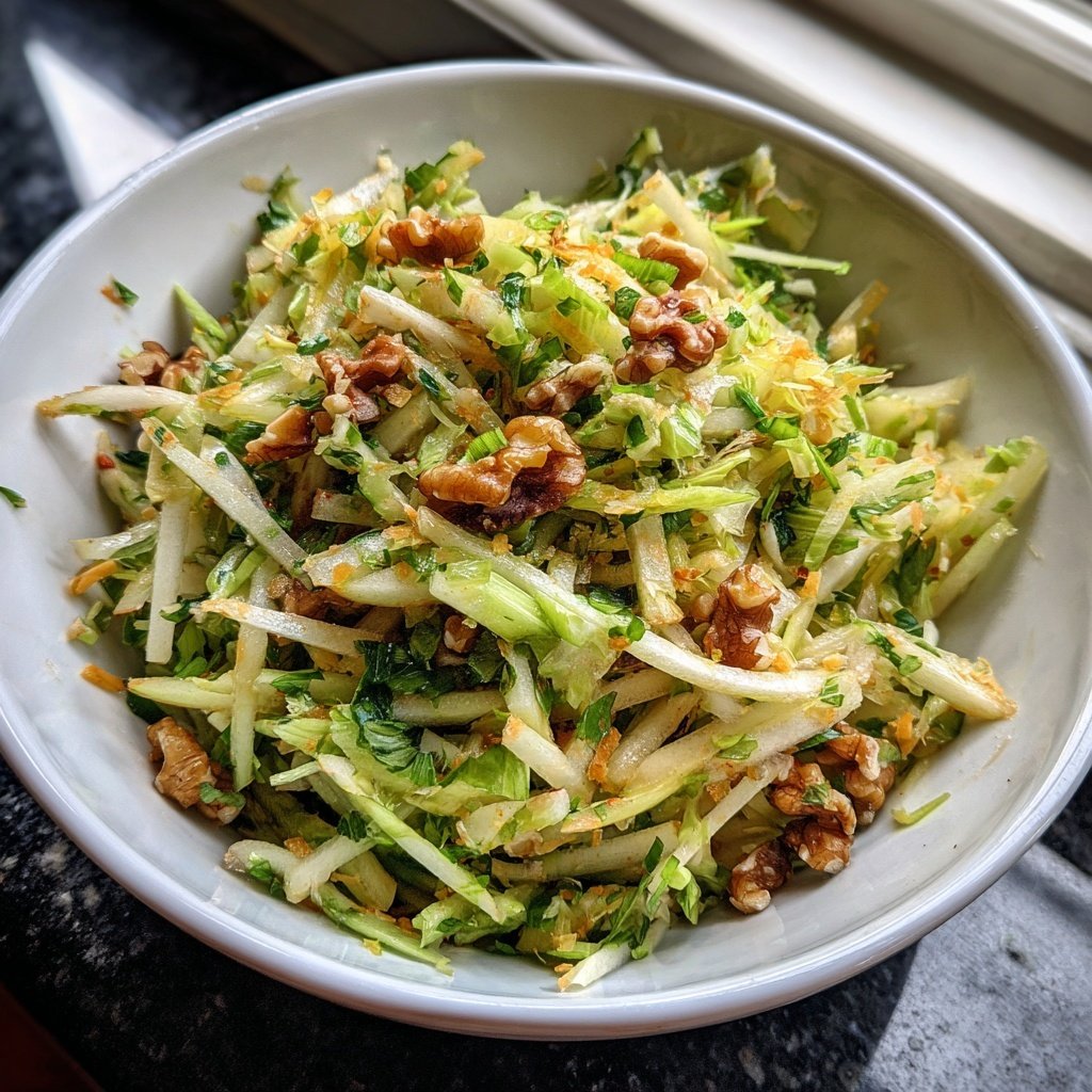 Celery Salad With Apples And Walnuts