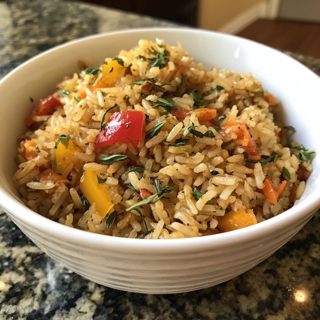 Jamaican Spiced Vegetable Rice
