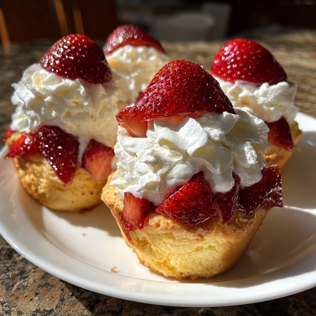 Classic Strawberry Shortcake Cups