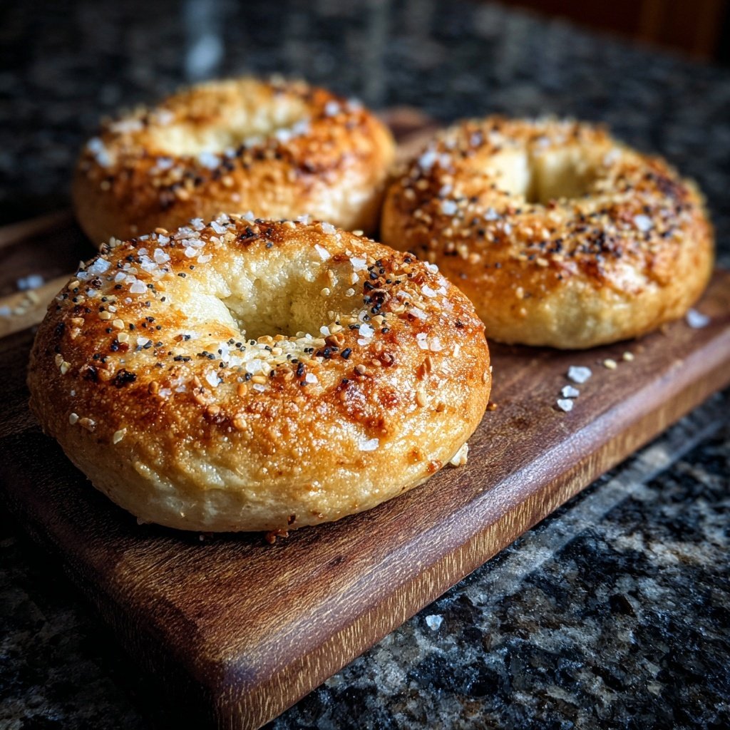 Two Ingredient Yogurt Bagels
