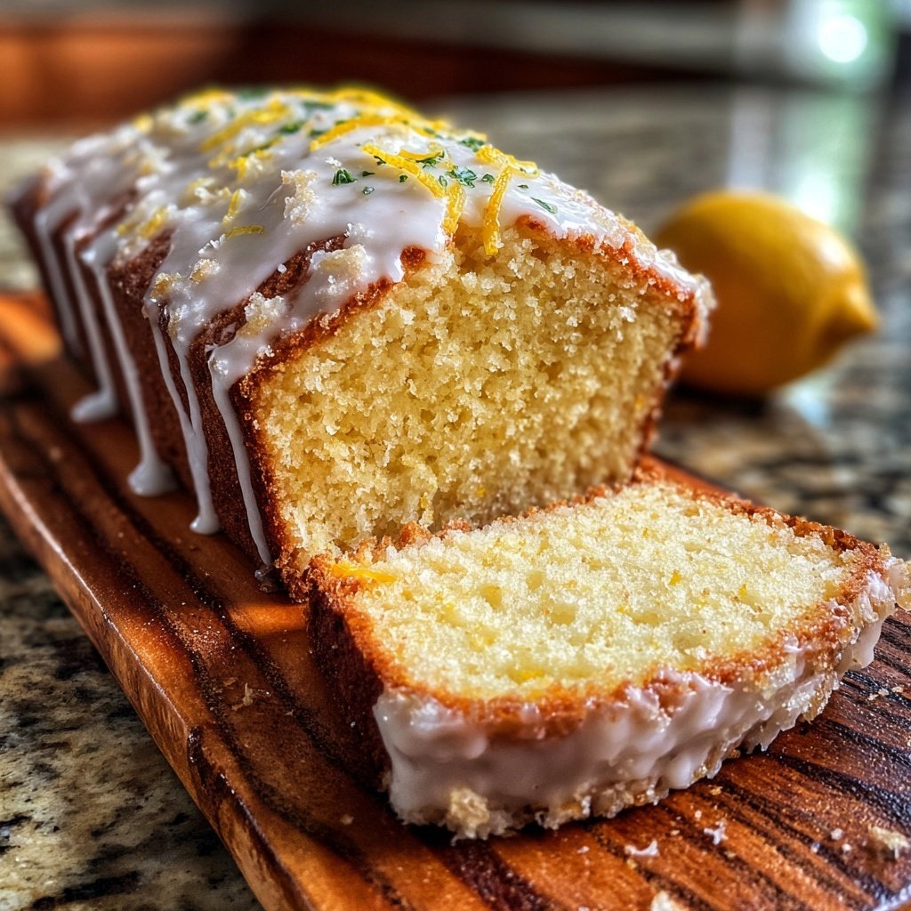 Spring Lemon Pound Cake