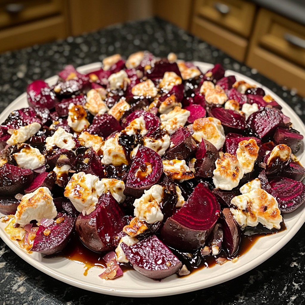 Romantic Roasted Beet and Goat Cheese Salad