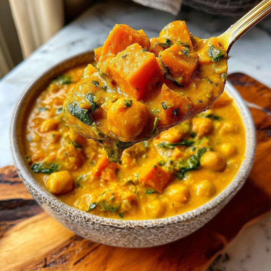 Jamaican Sweet Potato Chickpea Stew