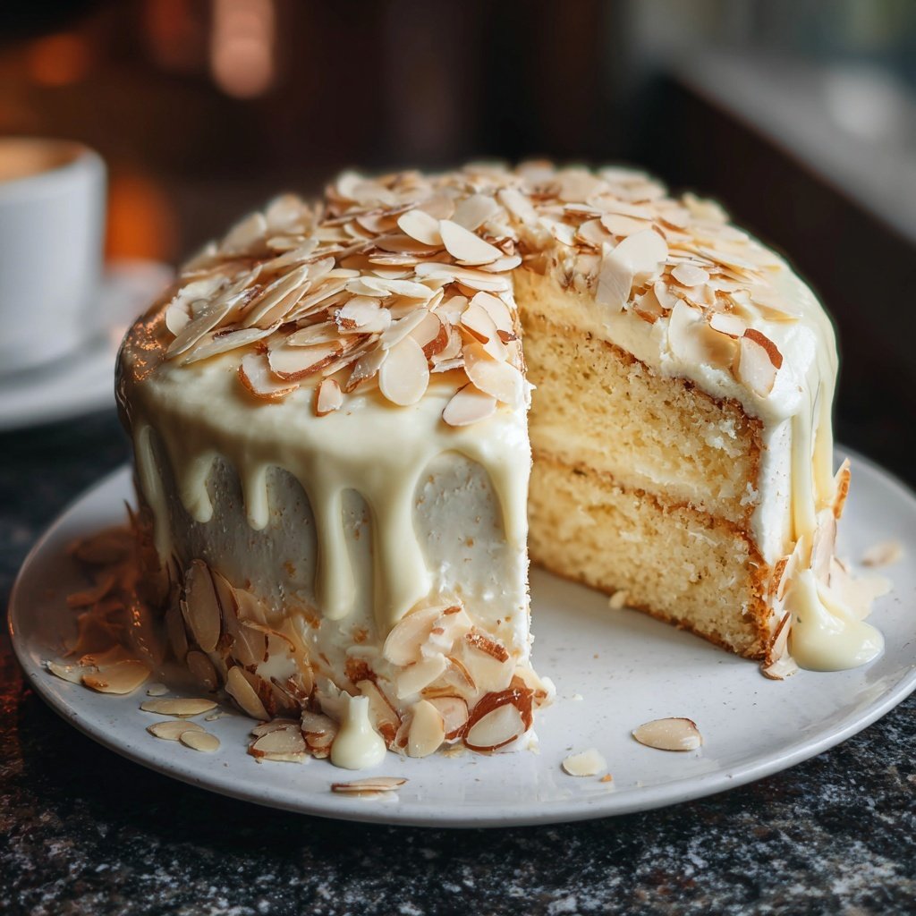 Mini Heart Cake with Almond Sponge