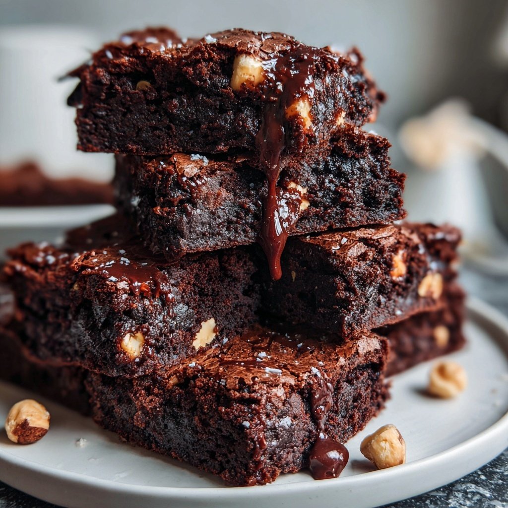 Chocolate Hazelnut Brownies