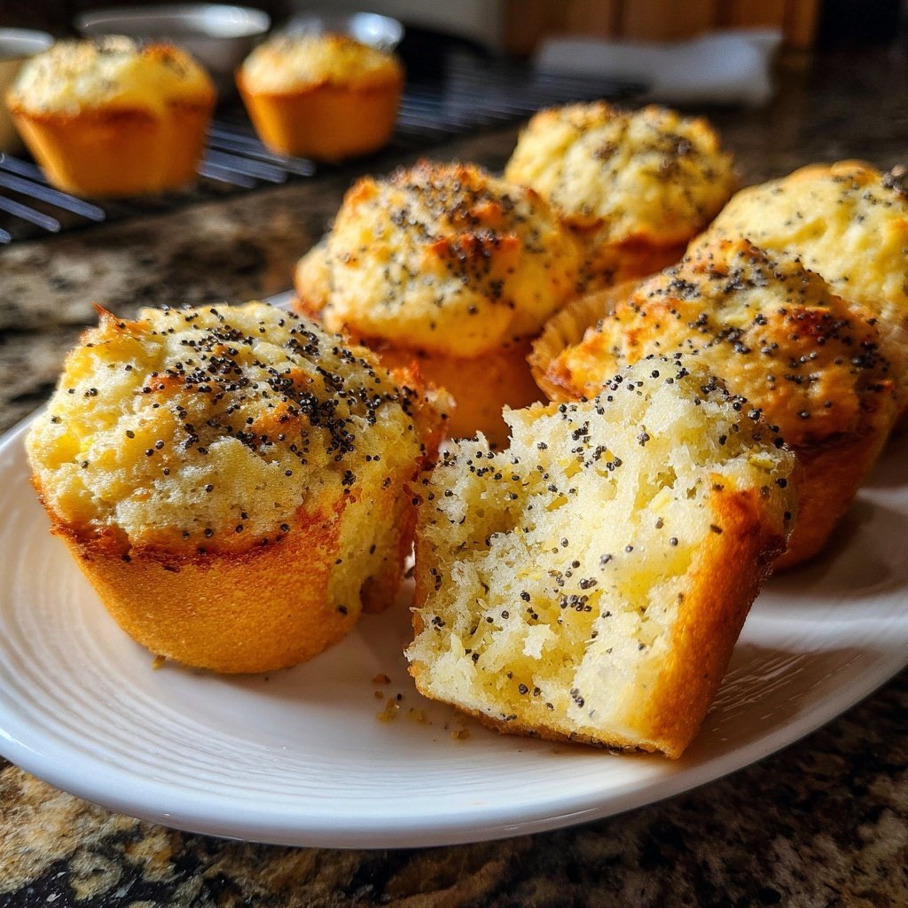 Healthy Lemon Muffins